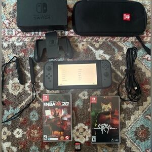 Nintendo Switch Console Set - Black and Gray